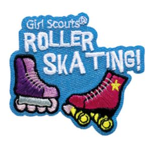 girl scout roller skating